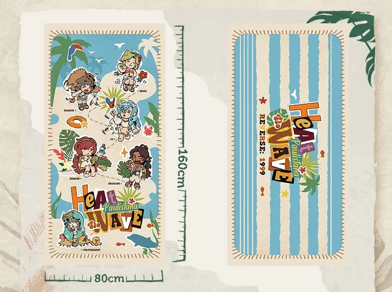 Reverse: 1999 - Between Sand And Spume Series Multi Beach Towel BLUEPOCH
