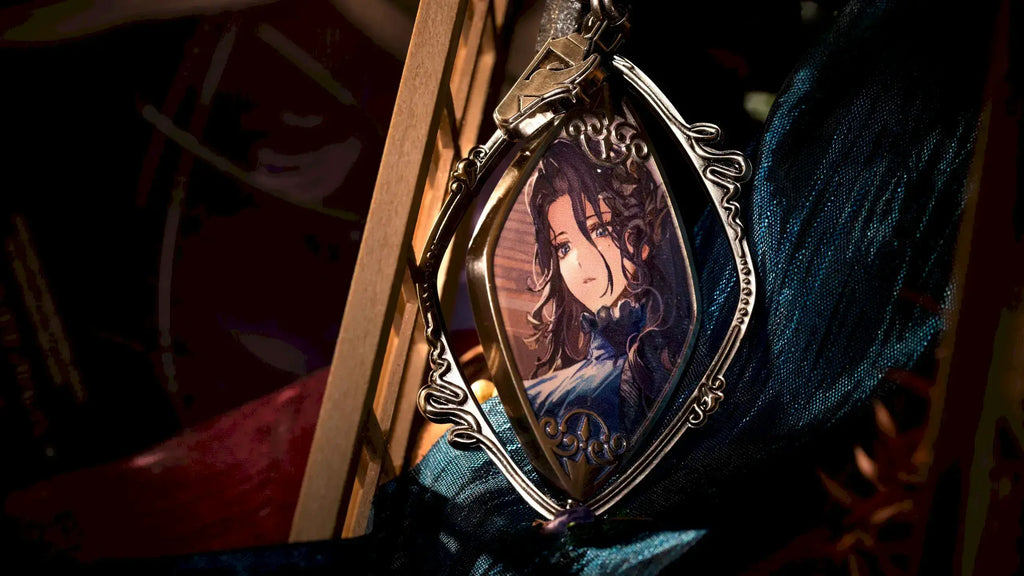 Reverse: 1999 - Wings Unfurled Series Willow Magazine Clipping & Metal Bag Charm BLUEPOCH