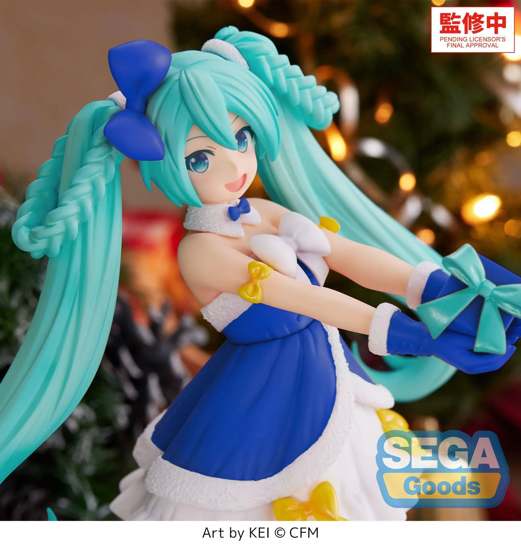 Hatsune Miku - Hatsune Miku (Sapphire Christmas Ver.) Prize Figure Sega