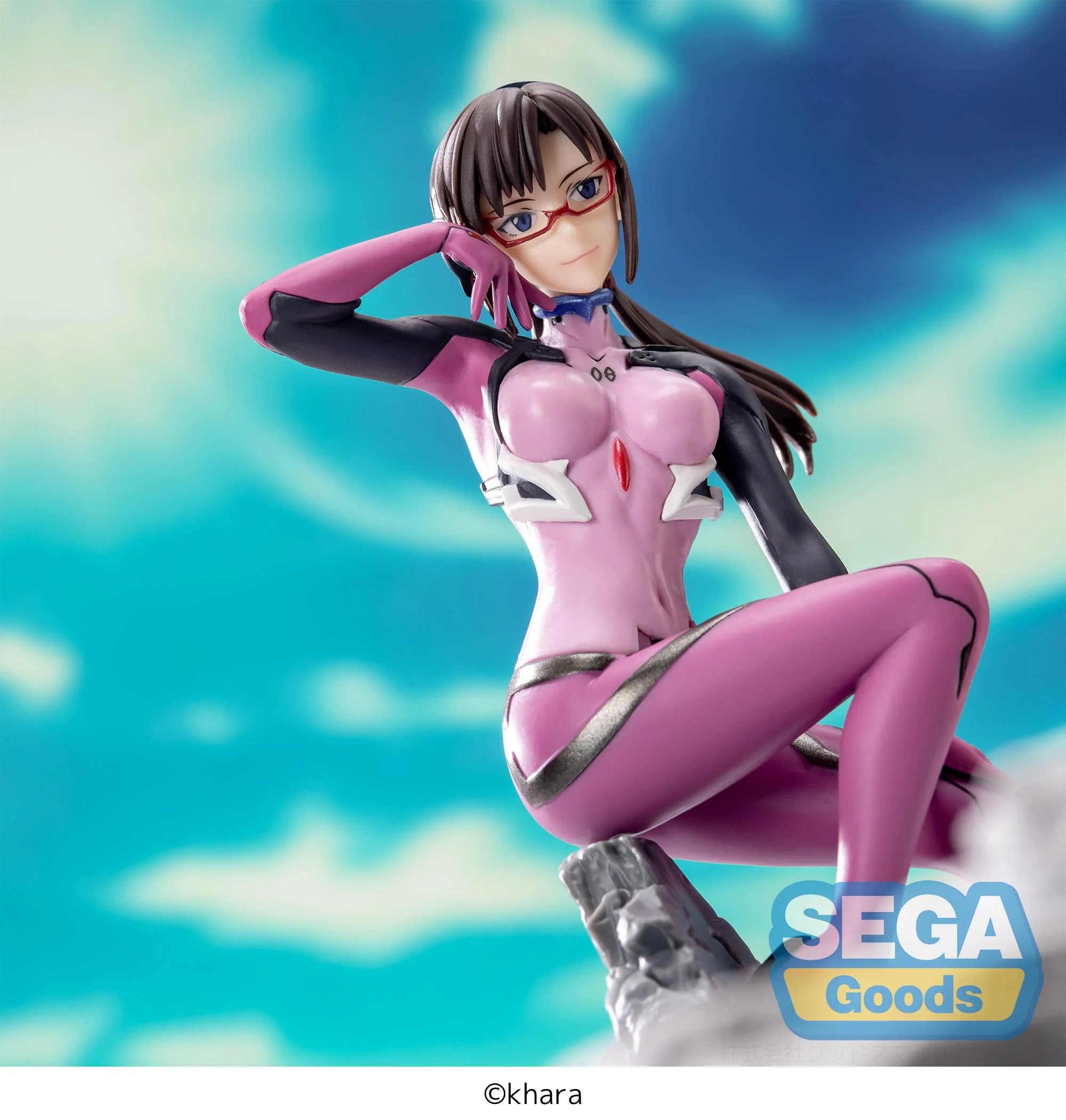 EVANGELION: 3.0+1.0 Thrice Upon a Time - Mari Makinami Illustrious (30th Anniversary Ver.) Luminasta Prize Figure SEGA