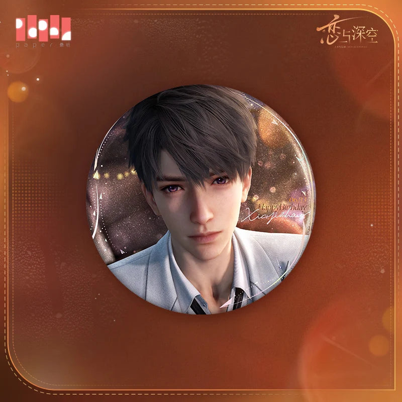 Love and Deepspace - Caleb 2025 Birthday No-Return Night Series Collection Badge InFold Games