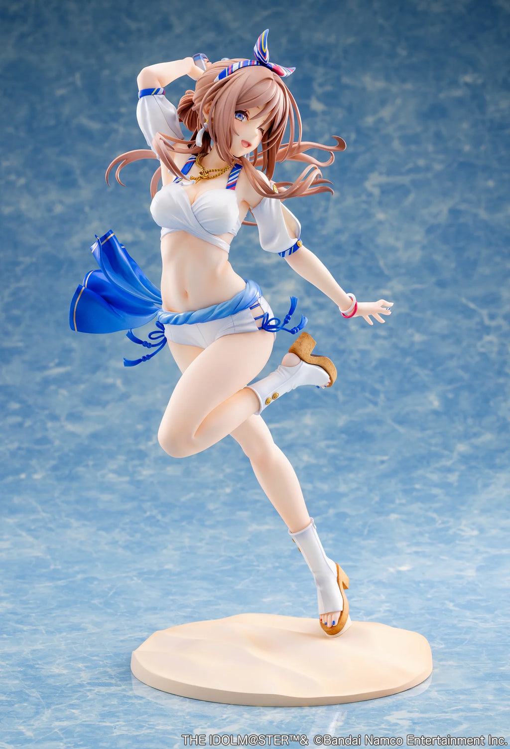 THE IDOLM@STER Gakuen - Rinami Himesaki (Kimi to Semi Blue Ver.) 1/7 Scale Figure Neon Max