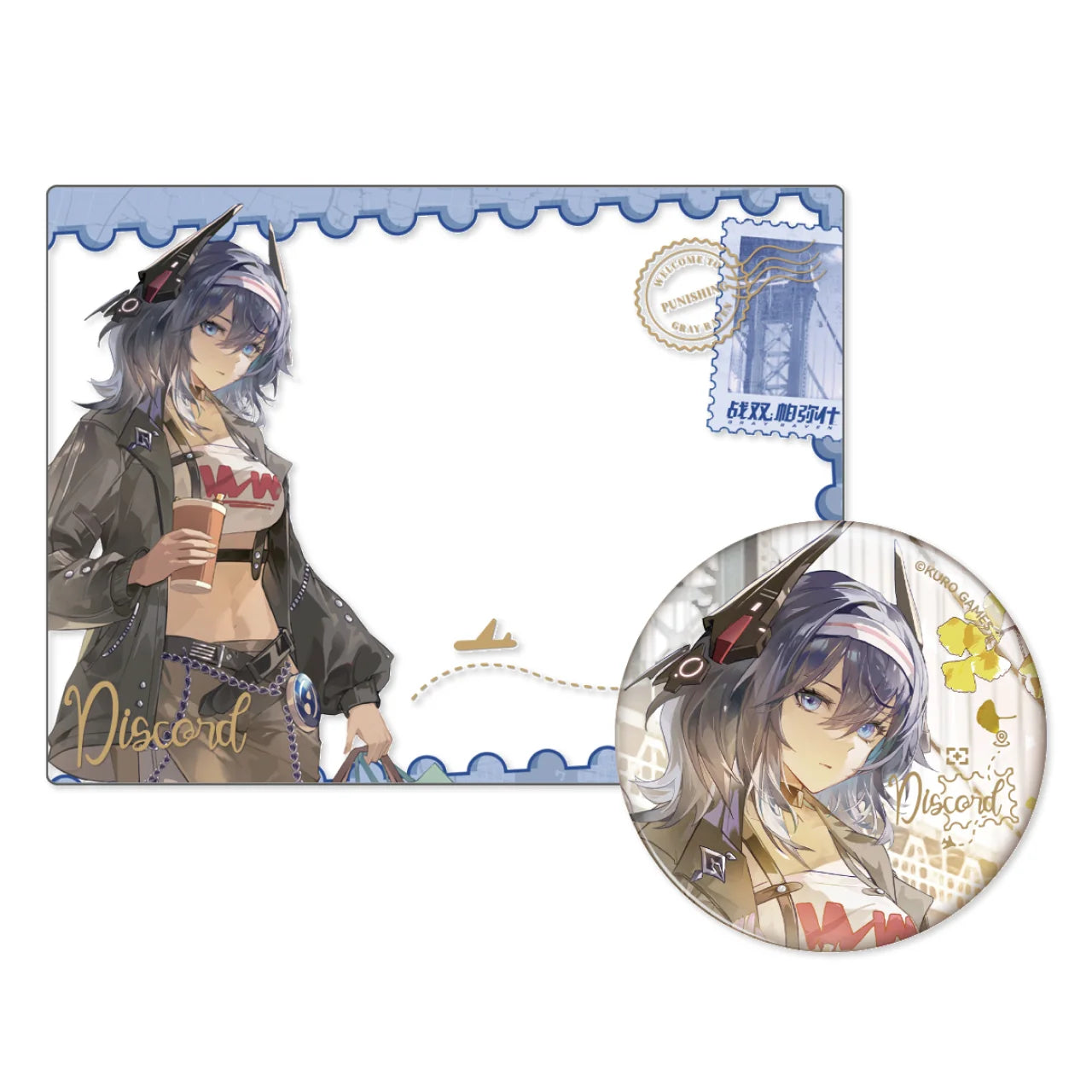Punishing: Gray Raven - Echoes of Elsewhere 6th Anniversary Badge Transparent Card Set KURO GAMES