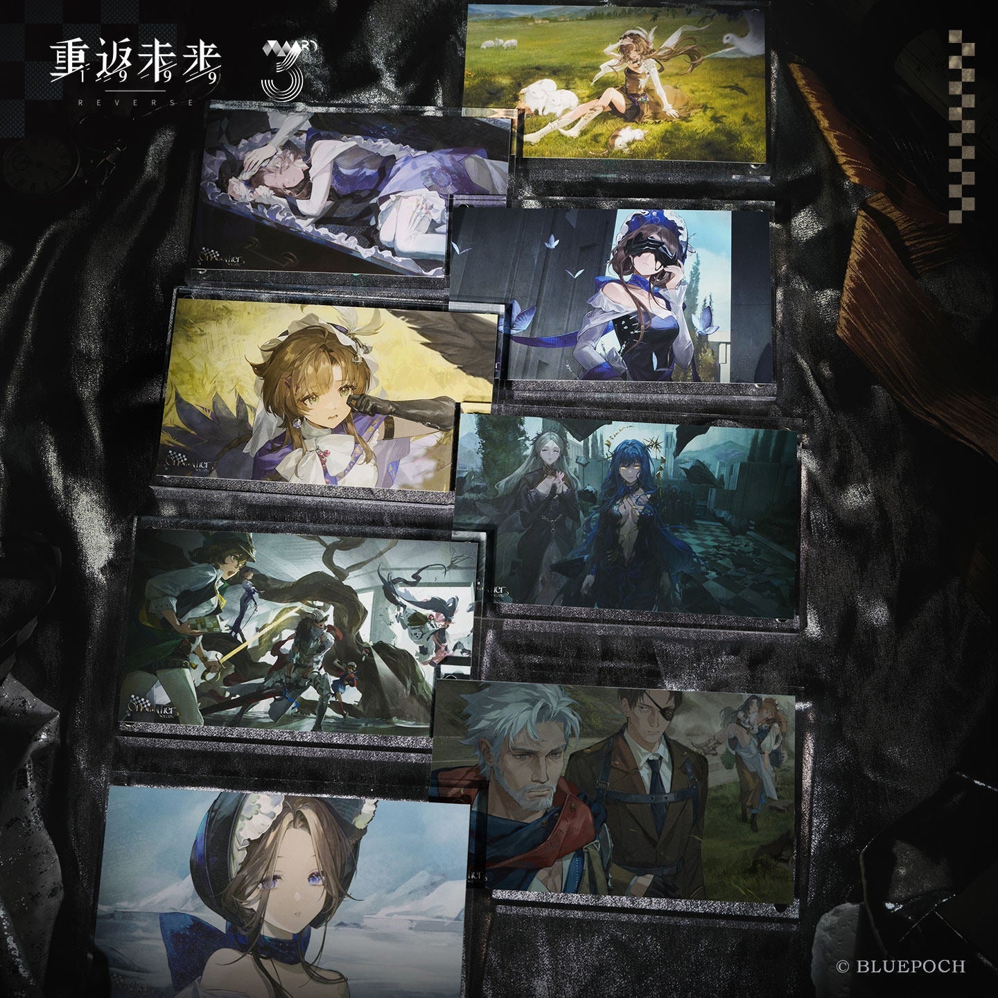Reverse: 1999 - On Another's Sorrow Illustration Postcard Pack BLUEPOCH