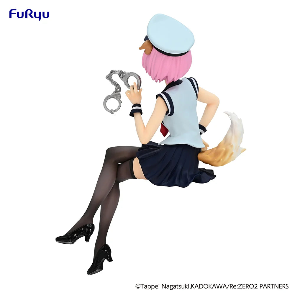Re:ZERO Starting Life in Another World - Ram(Police Officer Cap with Dog Ears Ver.) Noodle Stopper Prize Figure FuRyu Corporation