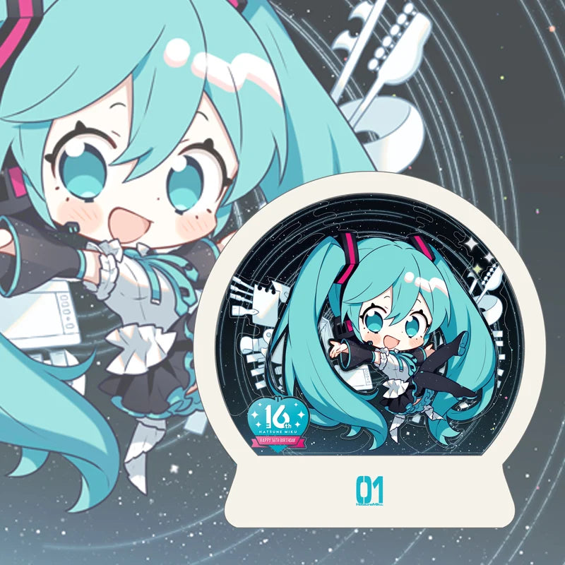 Hatsune Miku - Hatsune Miku (Moeyu 16th Anniversary Ver.) Commemorative Paper Sculpture Night Lamp Moeyu