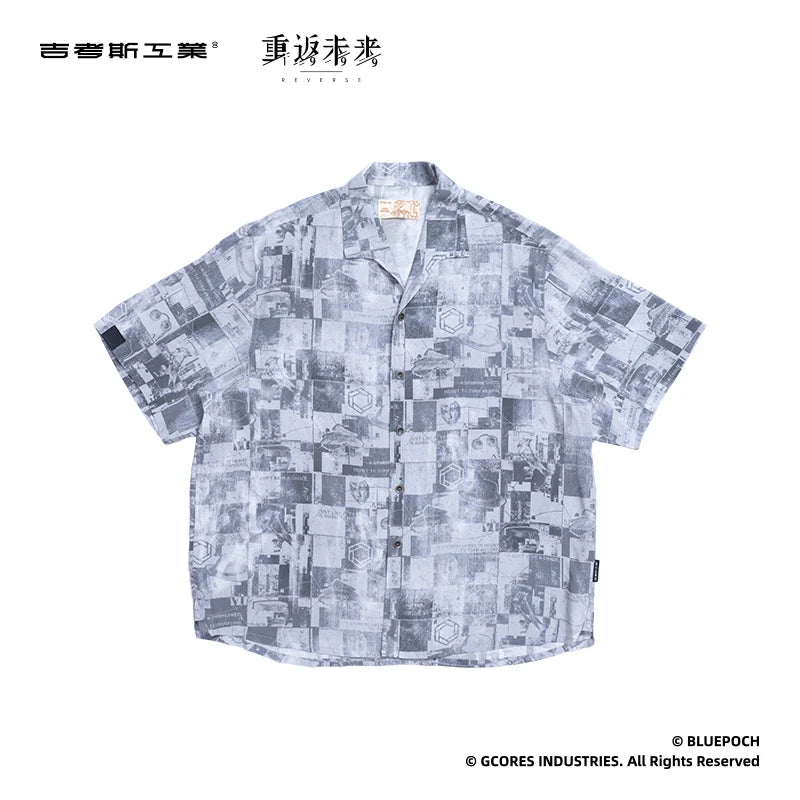 Reverse: 1999 - 6 Whither to Wander Printed Shirt BLUEPOCH