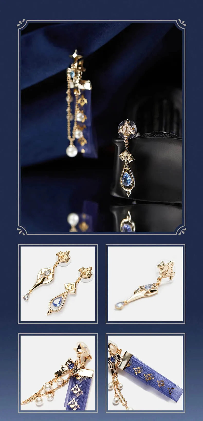 Genshin Impact - Furina Impression Earrings & Ear Cuffs miHoYo