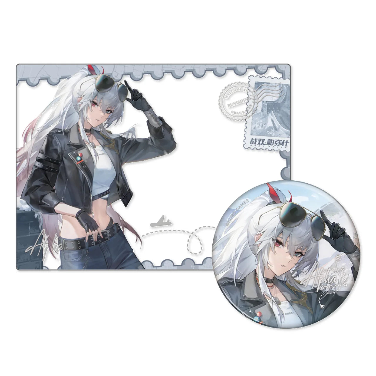 Punishing: Gray Raven - Echoes of Elsewhere 6th Anniversary Badge Transparent Card Set KURO GAMES