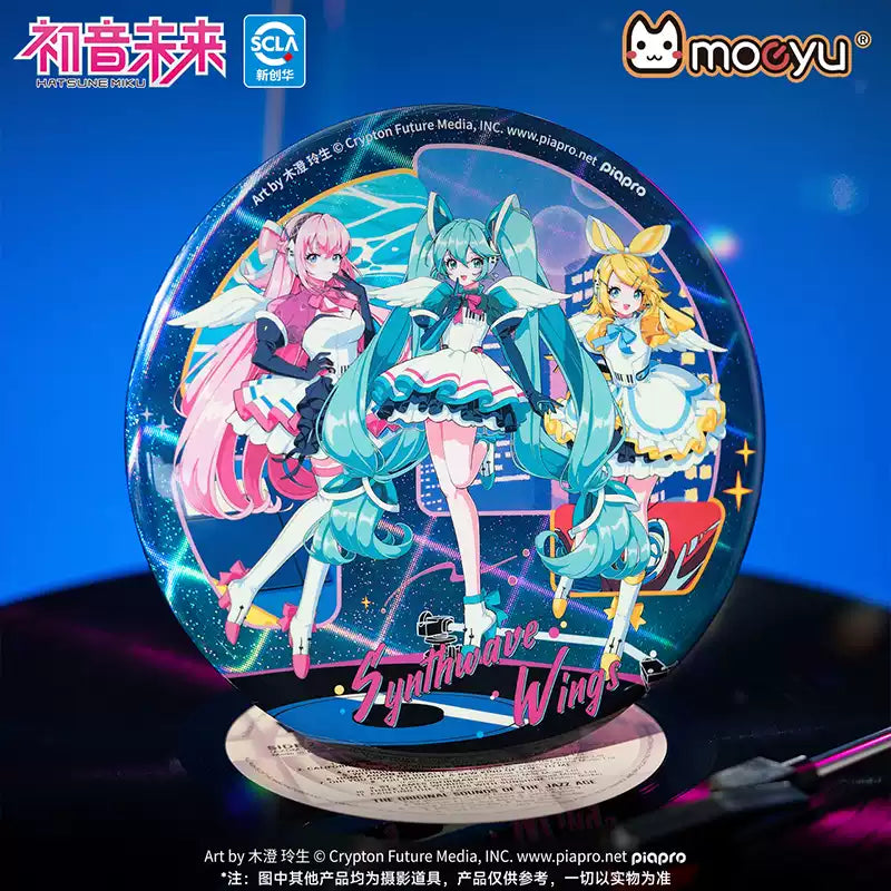 Vocaloid - Wings of the Synthwave Series Large Badge Moeyu