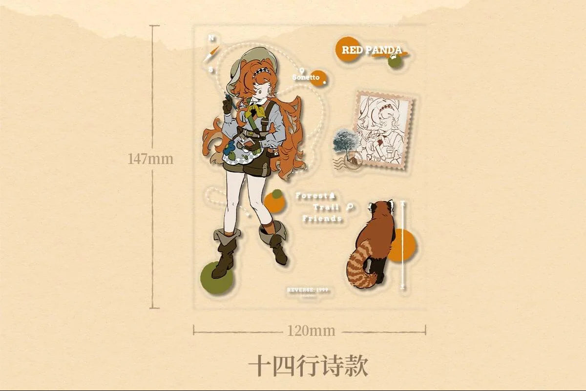 Reverse: 1999 - Forest Trail Friends Sketch Style Stickers BLUEPOCH