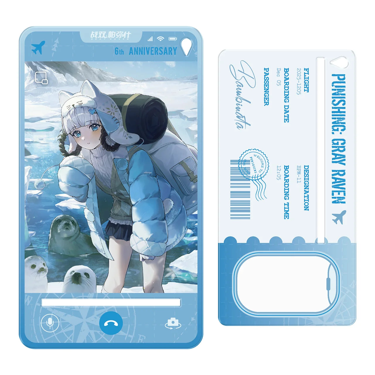 Punishing: Gray Raven - Echoes of Elsewhere 6th Anniversary Display Standee KURO GAMES