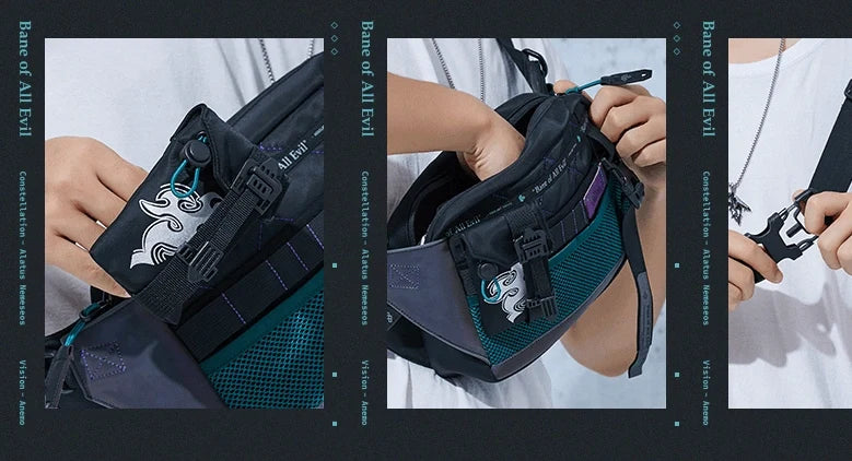Genshin Impact - Themes of Xiao Designed Crossbody Bag miHoYo