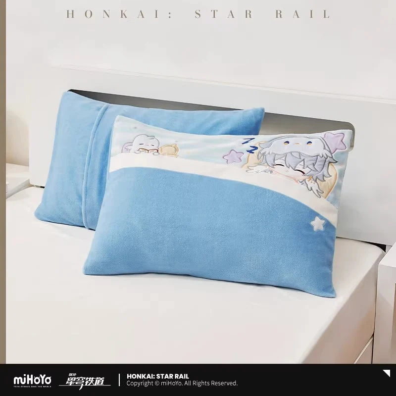 Honkai: Star Rail - Boys Dorm Chibi Home Series Coral Fleece Pillowcase miHoYo