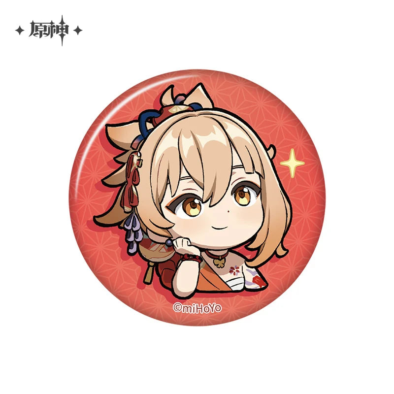 Genshin Impact - Inazuma Chibi Character Badge miHoYo