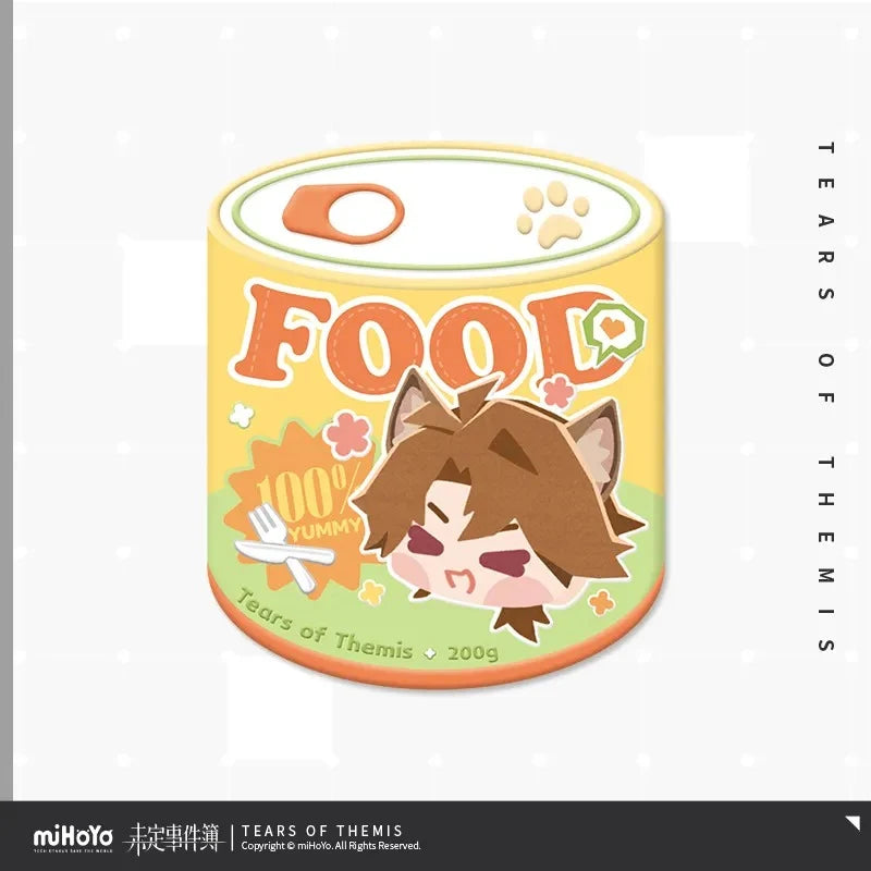 Tears of Themis - My Fur-ever Schoolmale Series Chibi Shaped Tin Badge miHoYo