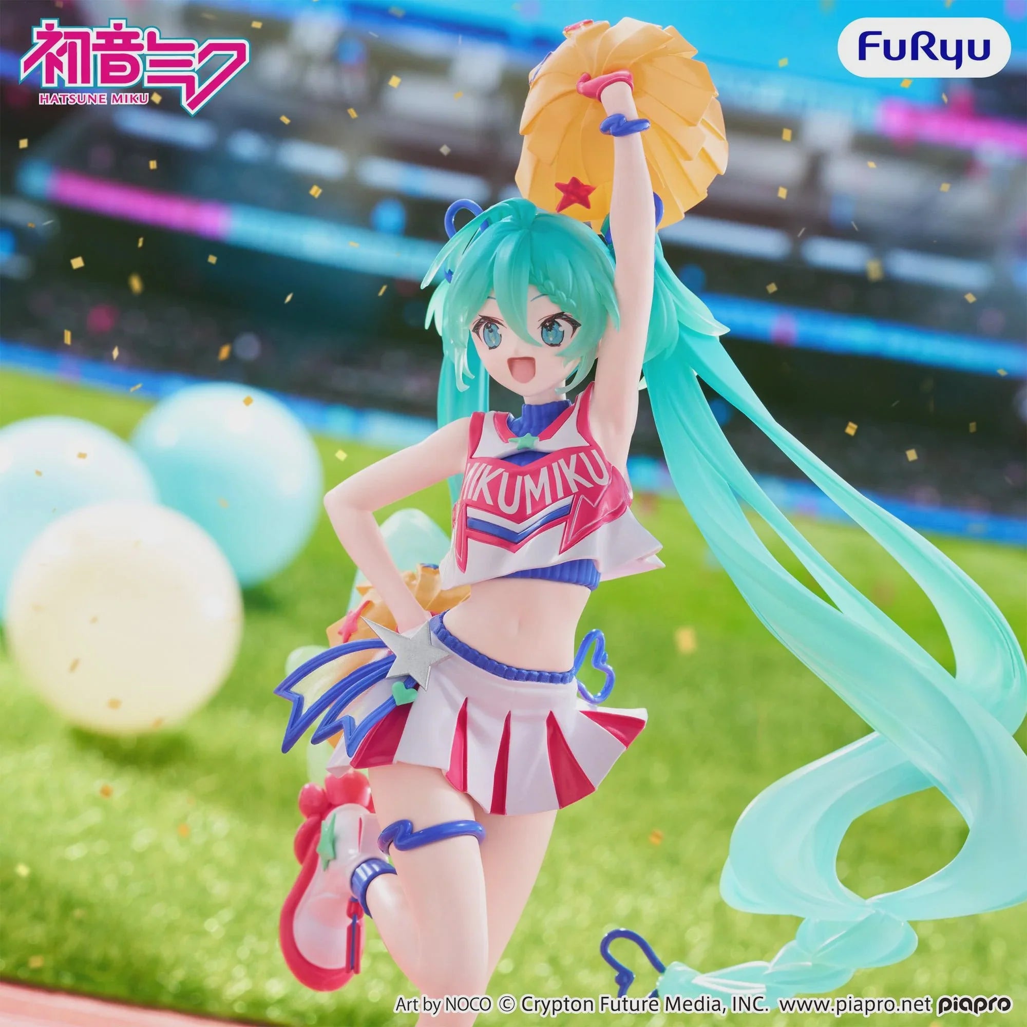 Hatsune Miku - Hatsune Miku (Cheerleader ver.) Muchute Prize Figure FuRyu Corporation
