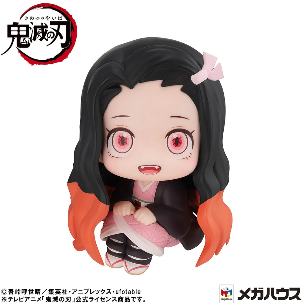 Demon Slayer: Kimetsu no Yaiba - Tanjiro Kamado (Sharp face Ver.) & Nezuko Kamado (Conquered the Sun Ver.) Set [with gift] Lookup Mini Figure MegaHouse