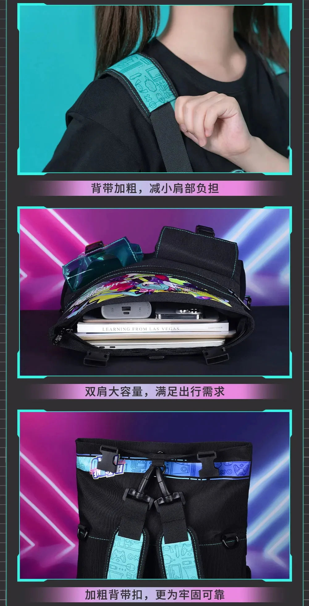 Hatsune Miku - Hatsune Miku Future Accompanying Shoulder Bag / Backpack BEMOE