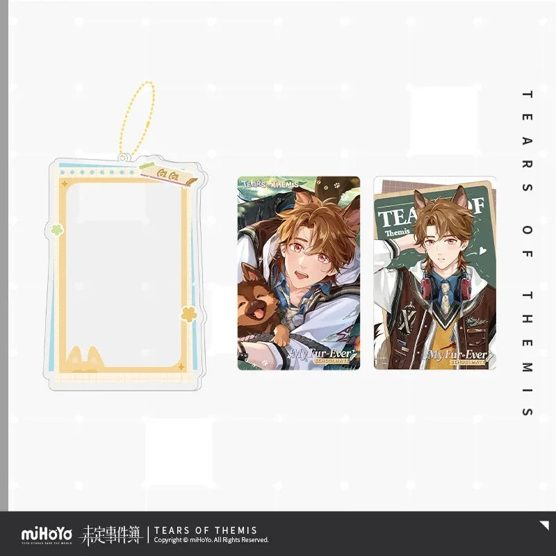 Tears of Themis - My Fur-ever Schoolmale Series Acrylic Photo Frame Commemorative Set miHoYo