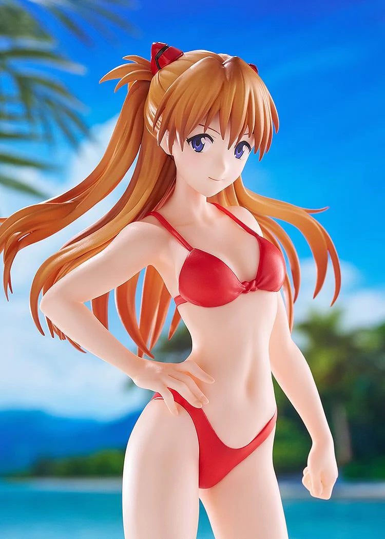 Rebuild of Evangelion - Rei Ayanami & Asuka Shikinami Langley (Beach Queens Ver.) L Size POP UP PARADE Wave
