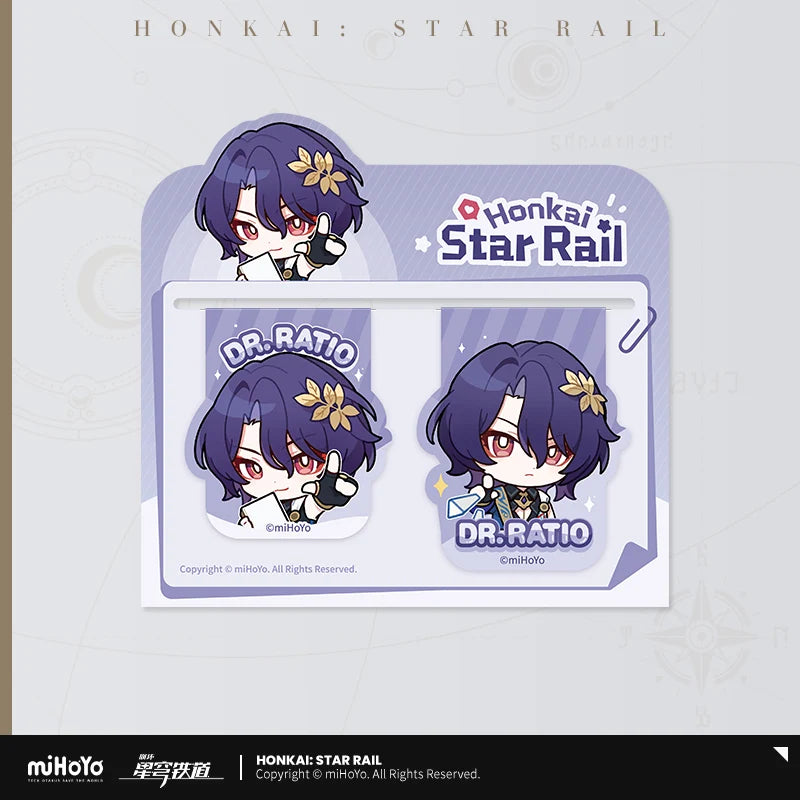 Honkai: Star Rail - Pom-Pom Gallery Soft Magnetic Bookmark Set miHoYo
