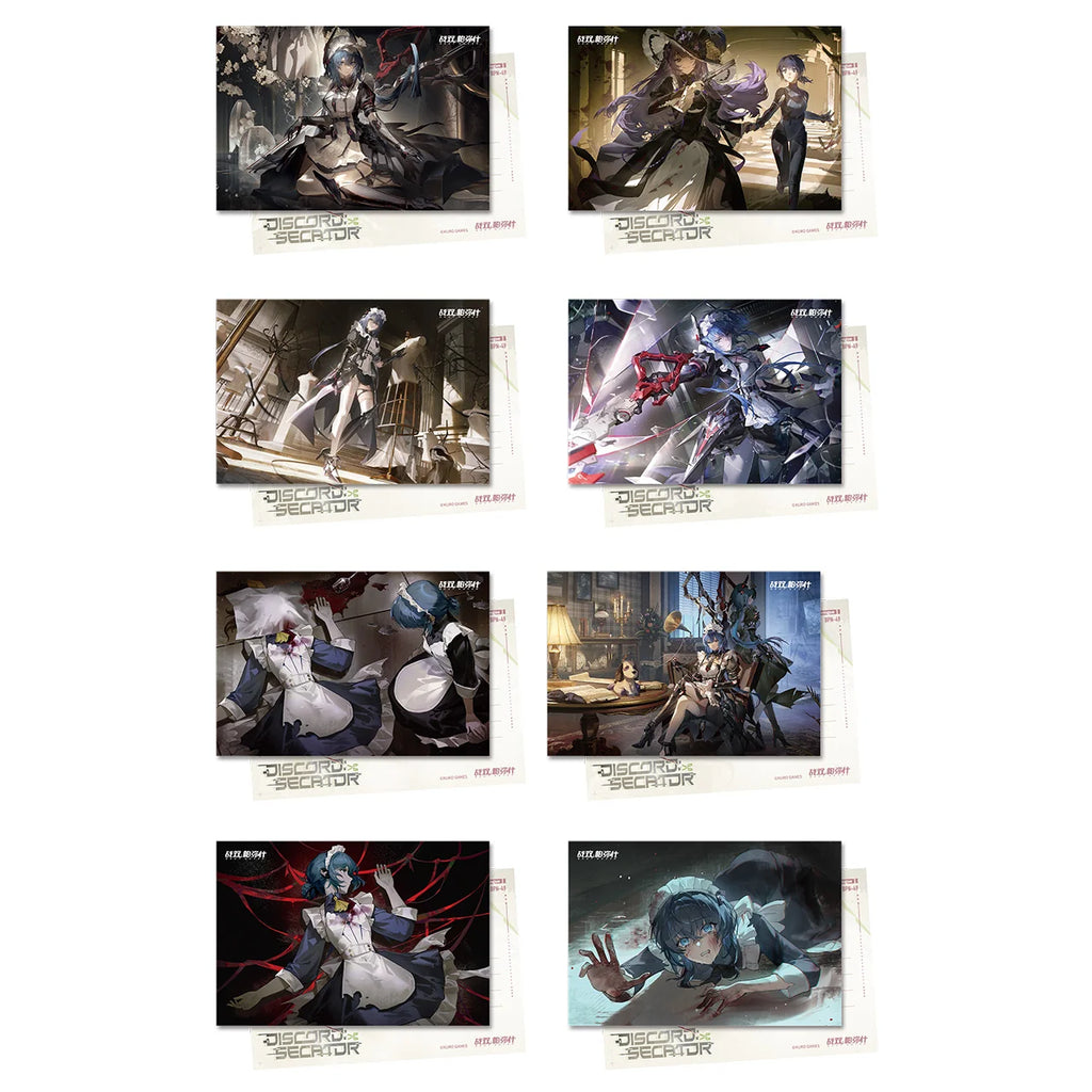 Punishing: Gray Raven - Discord: Secator Frame CG Postcard Set KURO GAMES