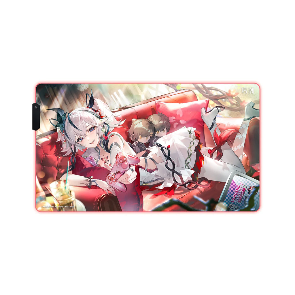Wuthering Waves - Camellya Resonator Themed RGB Glowing Mouse Pad KURO GAMES