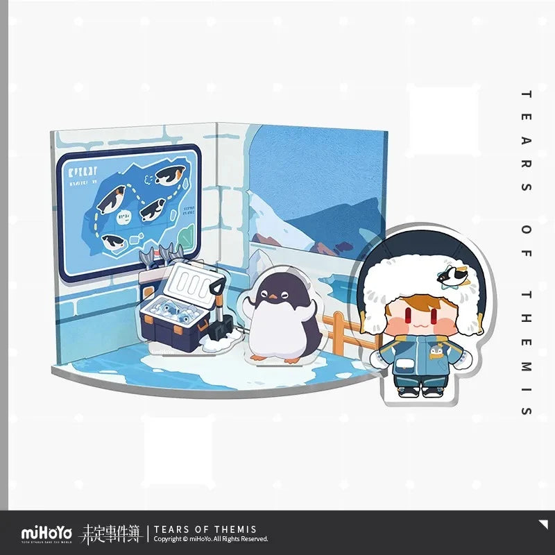 Tears of Themis - Echoes In Blue Series Chibi Acrylic Scene Stand miHoYo