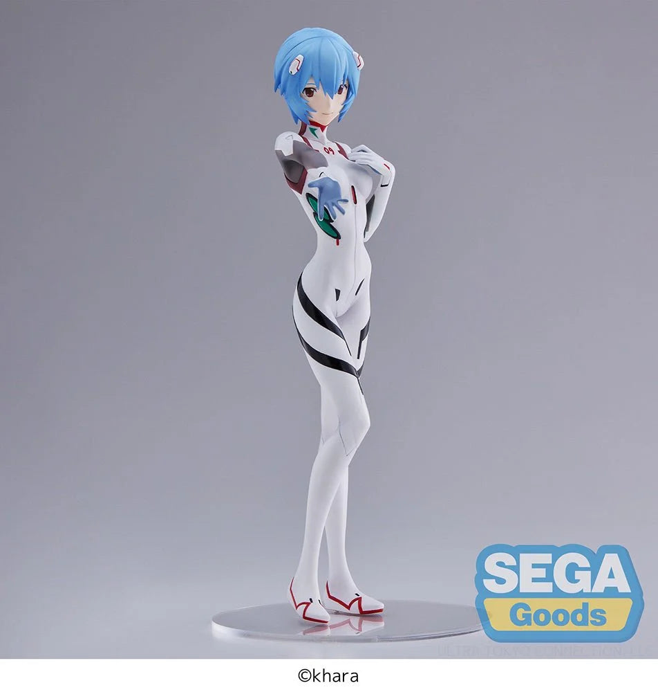 EVANGELION - Thrice Upon a Time Rei Ayanami Hand Over/Momentary White Prize Figure SEGA