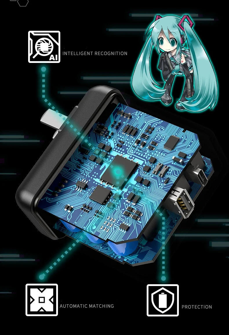 Hatsune Miku - Hatsune Miku 38W PD+QC Charger Moeyu