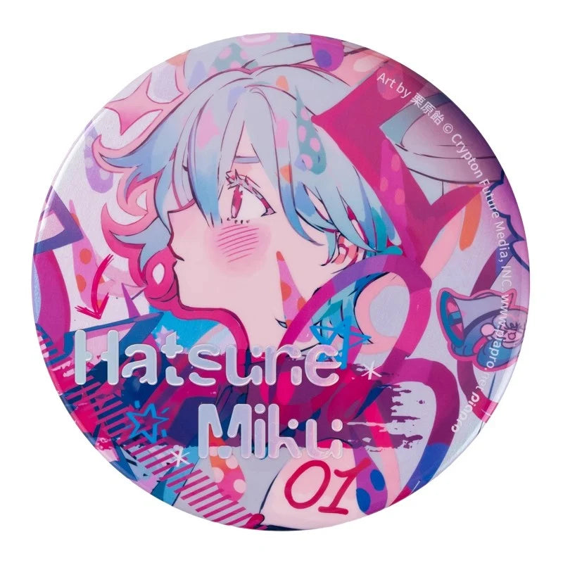 Hatsune Miku - Hatsune Miku Psywave Invasion Large Badge Moeyu
