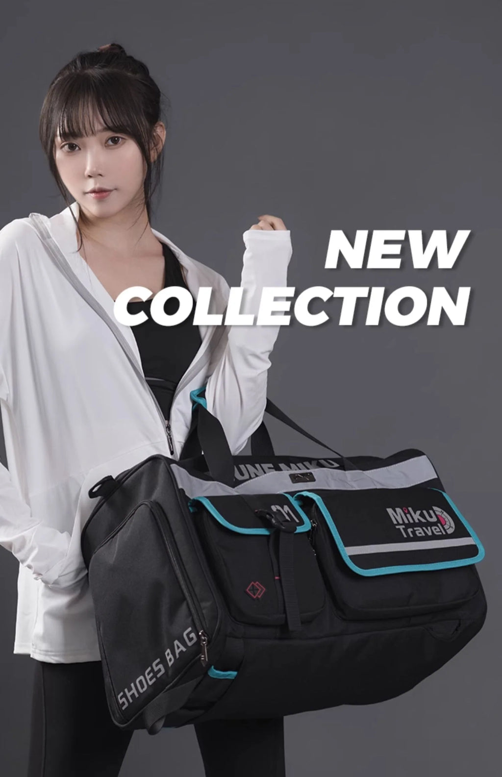 Hatsune Miku - Hatsune Miku Mikutravel Series Fitness Bag Moeyu