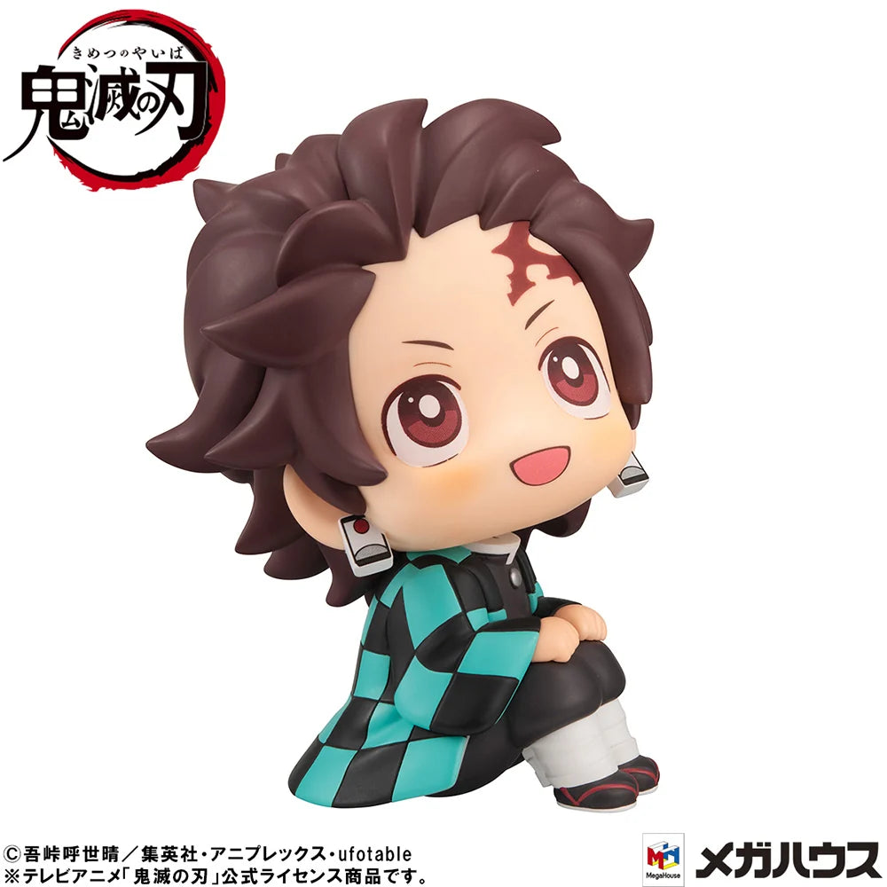Demon Slayer: Kimetsu no Yaiba - Tanjiro Kamado (Sharp face Ver.) & Nezuko Kamado (Conquered the Sun Ver.) Set [with gift] Lookup Mini Figure MegaHouse
