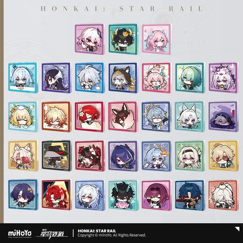 Honkai: Star Rail - Pom-Pom Gallery Quicksand Acrylic Refrigerator Magnet miHoYo