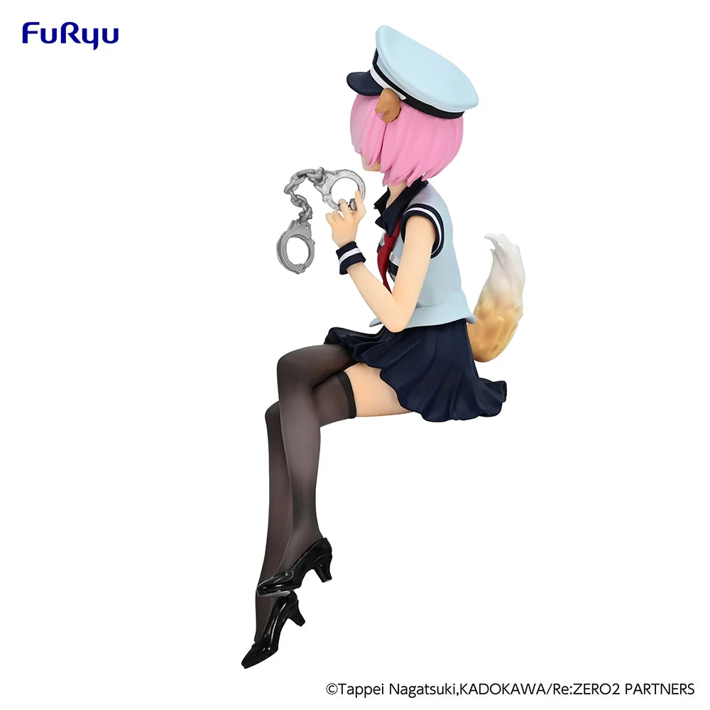 Re:ZERO Starting Life in Another World - Ram(Police Officer Cap with Dog Ears Ver.) Noodle Stopper Prize Figure FuRyu Corporation