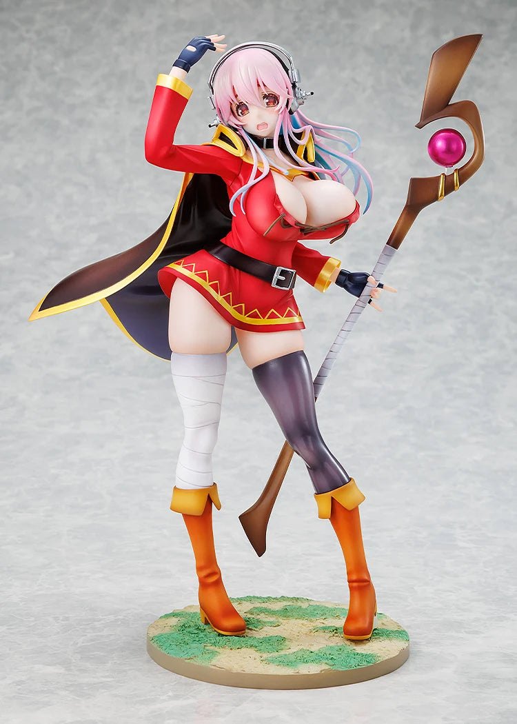 Super Sonico - Super Sonico (KONOSUBA -God's blessing on this wonderful world! Megumin Collaboration Ver) 1/7 Scale Figure KADOKAWA