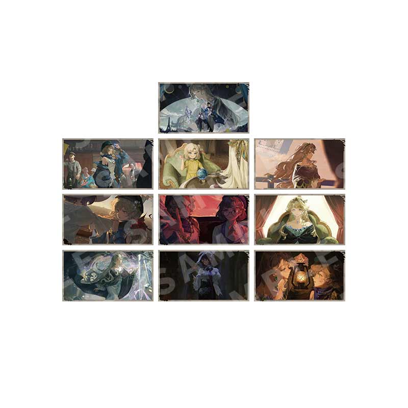 Reverse: 1999 - A Flowing Feast Illustration Postcard Pack BLUEPOCH