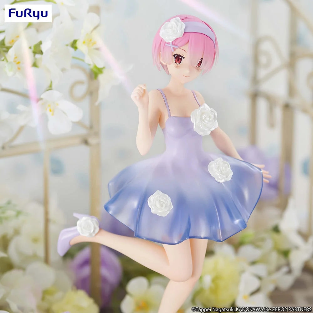 Re:ZERO Starting Life in Another World - Ram(Flower Dress Ver.) Trio-Try-iT Prize Figure FuRyu Corporation