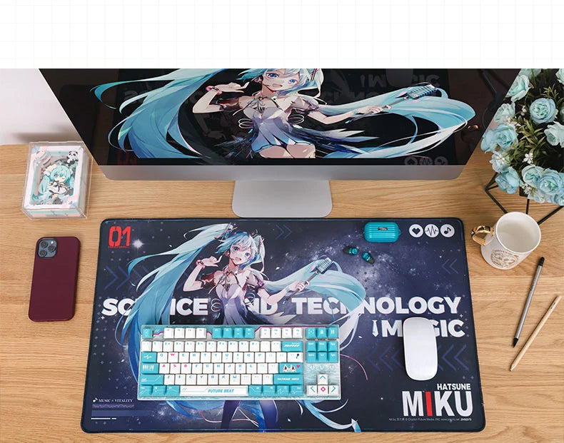 Hatsune Miku - Hatsune Miku Vitality Game Deskmat Moeyu