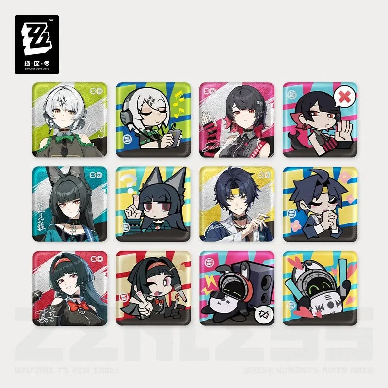 Zenless Zone Zero - Wonderland Sparkling Series Badge Blind Box miHoYo