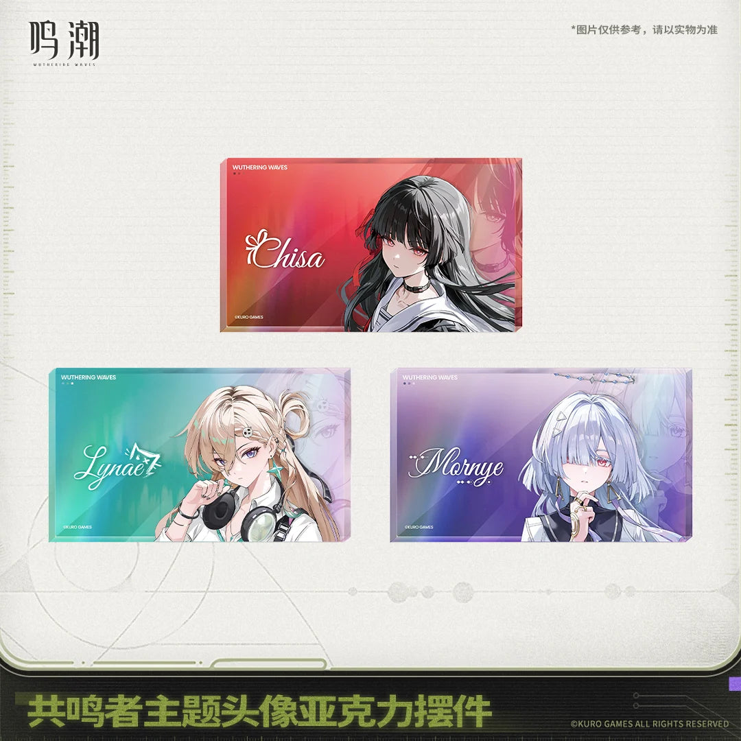 Wuthering Waves - Chisa & Lynae & Mornye Resonator Themed Avatar Acrylic Block KURO GAMES