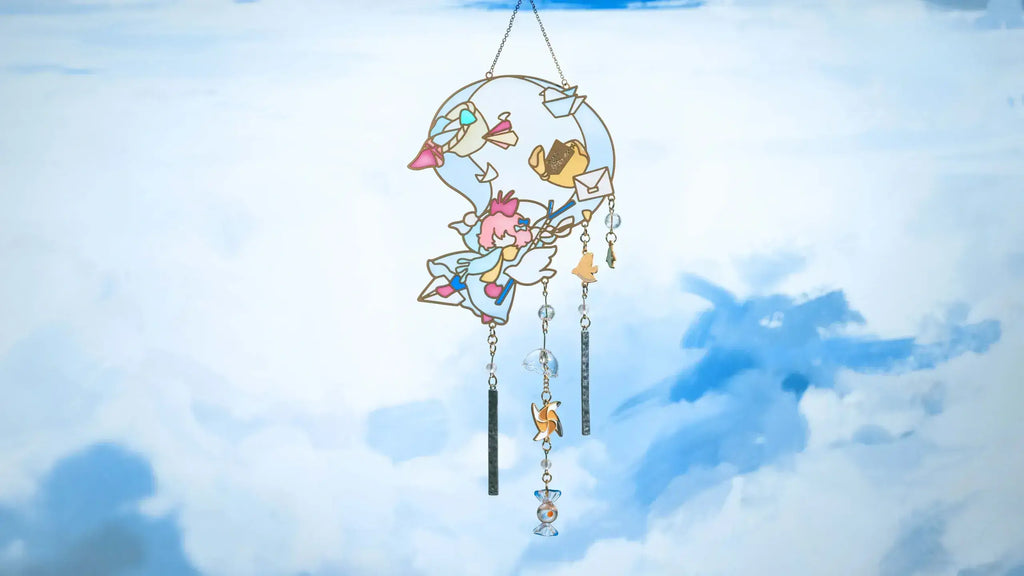 Reverse: 1999 - Flutterpage The Birds Remember Series Wind Chime BLUEPOCH