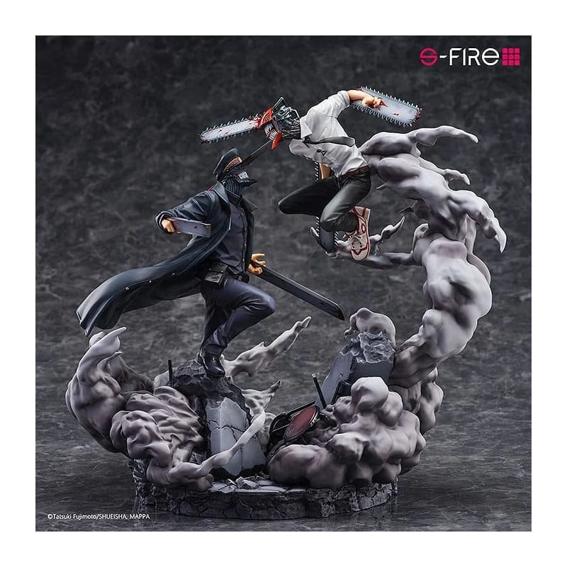 Chainsaw Man - Chainsaw Man vs. Samurai Sword Non Scale Figure SEGA