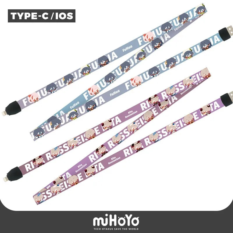 Honkai Impact 3rd - Valkyrie Chibi Character Lanyard Data Cable miHoYo