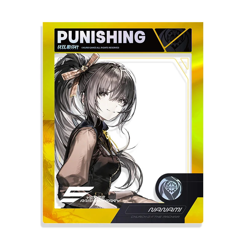 Punishing: Gray Raven - Invisible Rainfall Theme 5th Anniversary Celebration Art Paper Frame Card KURO GAMES