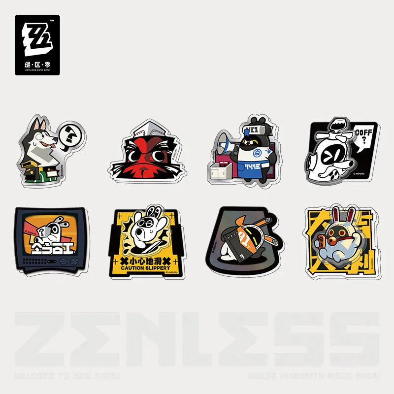 Zenless Zone Zero - Noise Reduction Series Acrylic Fridge Magnet Set miHoYo