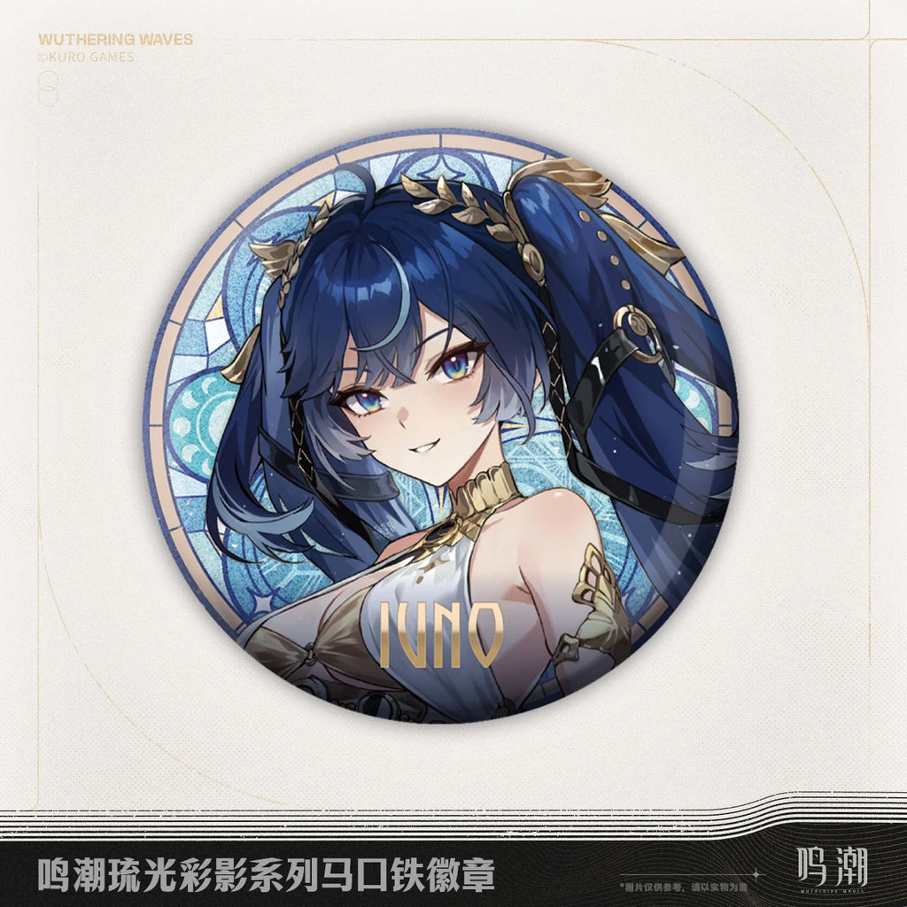 Wuthering Waves - Iuno & Augusta Arcane Reflections Series Tin Badge KURO GAMES