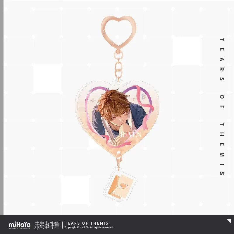 Tears of Themis - Fervent Desires Series Heart Acrylic Keychain miHoYo