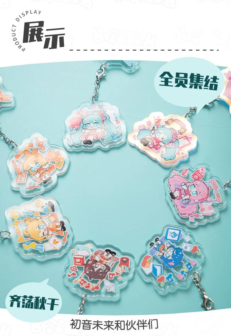 Hatsune Miku - Hatsune Miku Swing Theme Acrylic Keychain Moeyu